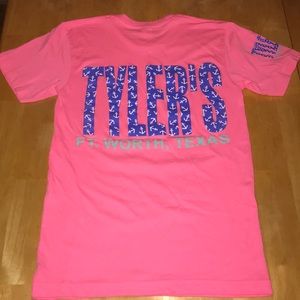 Tyler’s Fort Worth Anchor Tee Neon Pink Size XS